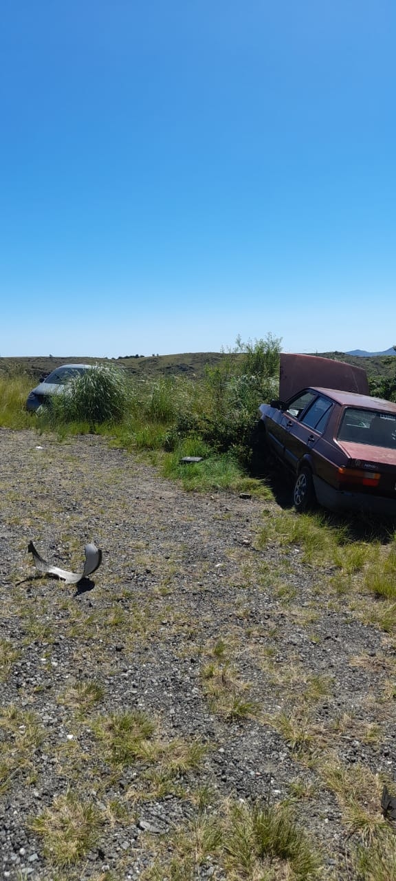 Choque en cadena en las Altas Cumbres: un policía se salvó de milagro