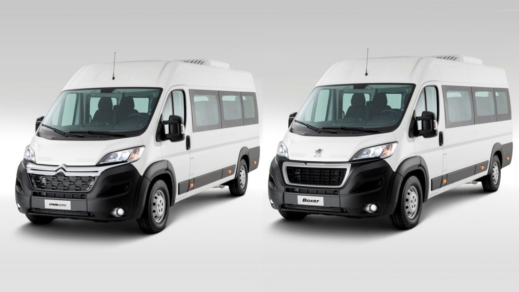 Citroën Jumper y Peugeot Boxer ahora también son minibuses