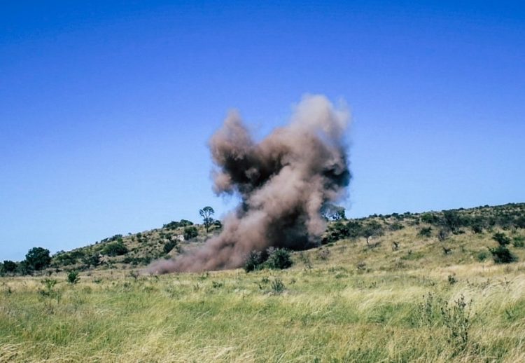 La Policía detonará alrededor de 8 toneladas de explosivos