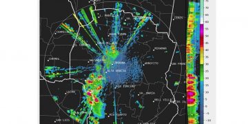 Comenzaron las primeras tormentas en las sierras