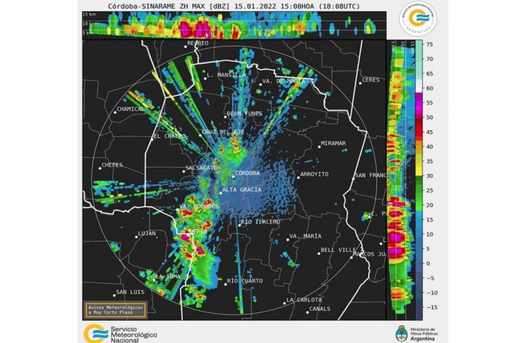 Comenzaron las primeras tormentas en las sierras