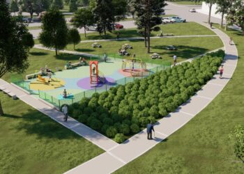 El nuevo parque “Pueblo La Toma” lleva un 90% de avance