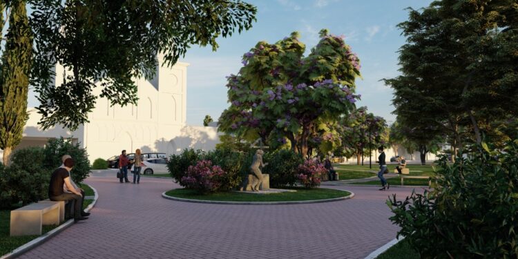 El nuevo parque “Pueblo La Toma” lleva un 90% de avance