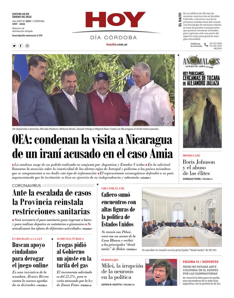 Portada 20.01.2022 Portada 20.01.2022