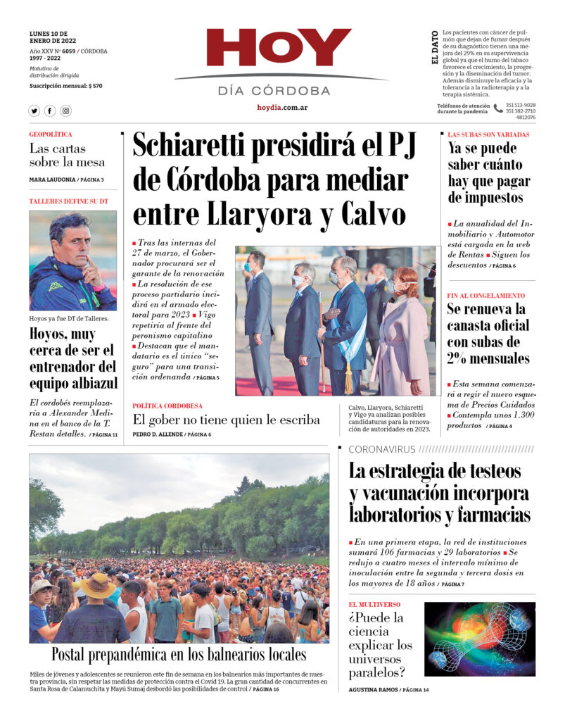 Portada 10.01.2022 Portada 10.01.2022
