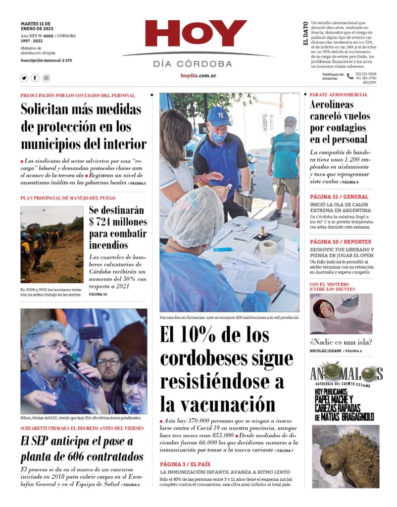 Portada 11.01.2022 Portada 11.01.2022