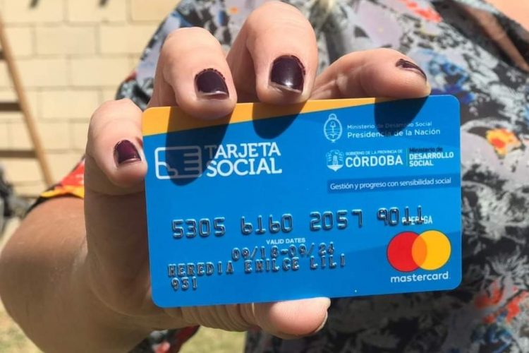 Se acreditará el monto de la Tarjeta Social desde este miércoles