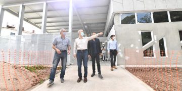 Ya se alcanzó un 70% del jardín Proa de La Calera