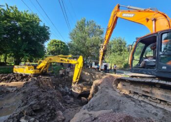 Sierras Chicas: repararon el acueducto La Calera