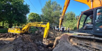 Sierras Chicas: repararon el acueducto La Calera