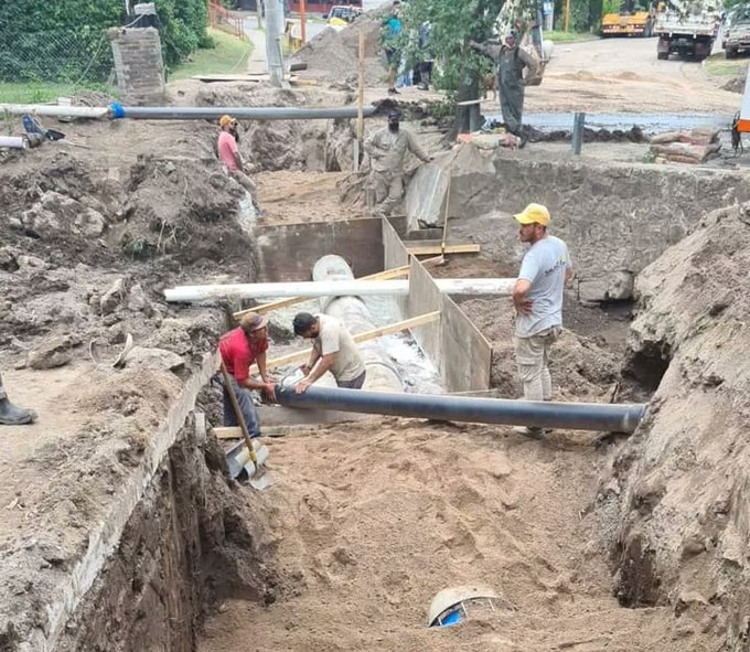 Sierras Chicas: repararon el acueducto La Calera