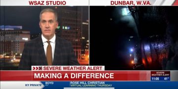 Una periodista fue atropellada por un auto mientras hacía un móvil en vivo