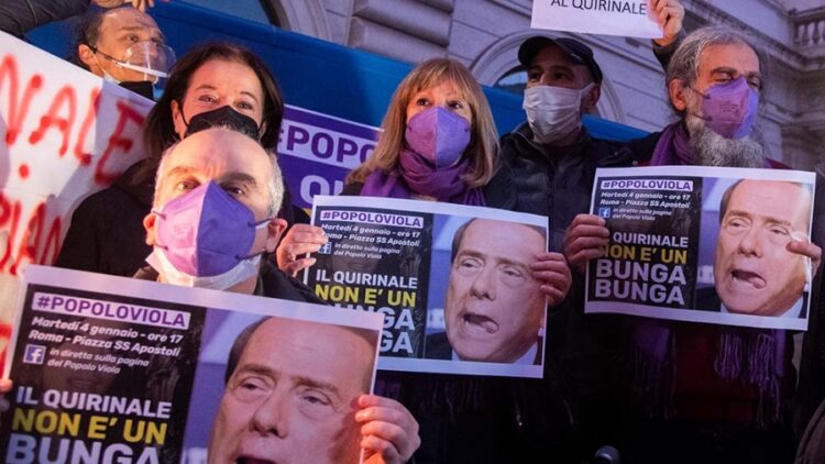 Rechazo a Berlusconi