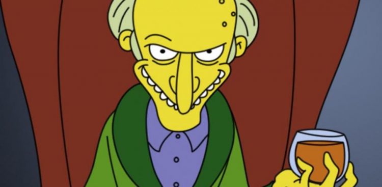 Cortó un kiwi por la mitad y se le apareció la imagen del señor Burns de los Simpsons