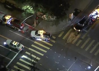 Schwarzenegger protagonizó un choque múltiple en Los Ángeles