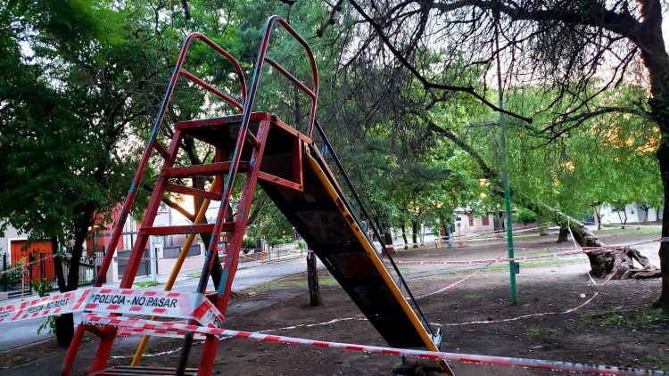 La plaza donde ocurrió el suceso. / Foto: @leoguevara