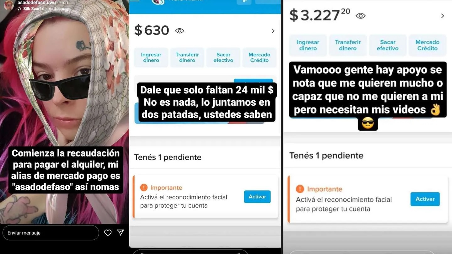 Le suspendieron su canal de Youtube y pidió plata a sus seguidores para pagar el alquiler