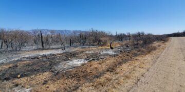 El foco de incendio de San Marcos Sierras se encuentra contenido