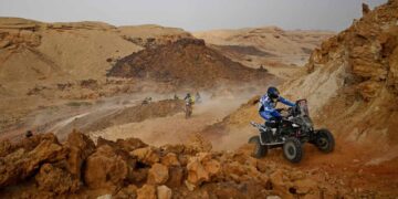 Andújar heredó la victoria en la etapa 4 en cuatriciclos