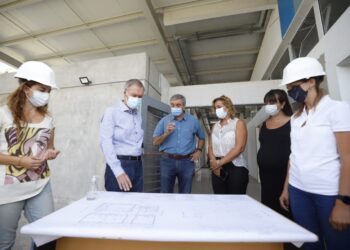 Schiaretti supervisó obras en Juárez Celman