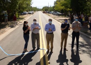El Gobernador inauguró obras viales en el valle de Traslasierra