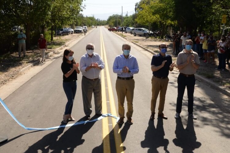 El Gobernador inauguró obras viales en el valle de Traslasierra