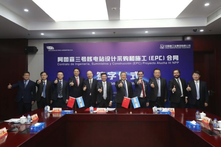 Argentina y China pactan un acuerdo para la construcción de la cuarta central nuclear del país