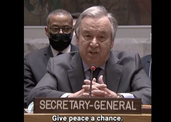 Guterres le pidió a Putin «en nombre de la humanidad» que sus tropas vuelvan a Rusia