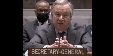 Guterres le pidió a Putin «en nombre de la humanidad» que sus tropas vuelvan a Rusia