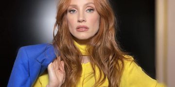Jessica Chastain fue tendencia por un particular look que los argentinos no dejaron pasar