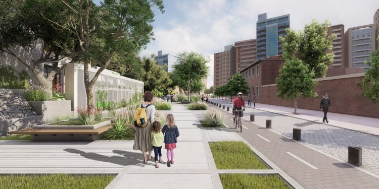 Convertirán la calle Rondeau del Ex Zoo en un corredor ambiental