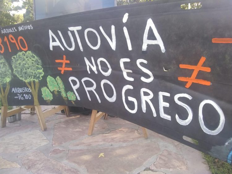 Ambientalistas harán una protesta contra la autovía de Punilla