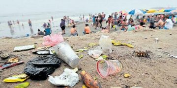 Los principales contaminantes en la costa atlántica son los residuos plásticos y las colillas de cigarrillos