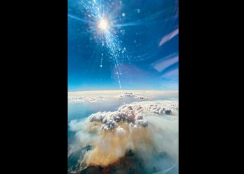 Así se ven los incendios de Corrientes desde el cielo