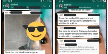 Metalero enfurecido envió una foto de su pene e insultó a los contactos del grupo de Whatsapp de su edificio