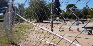 Deselectrificaron un poste en el Parque Sarmiento