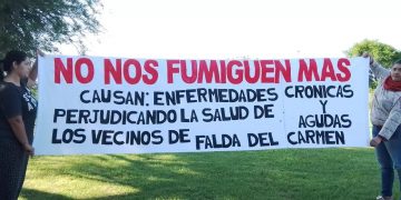 Falda del Carmen reclama el fin de las fumigaciones