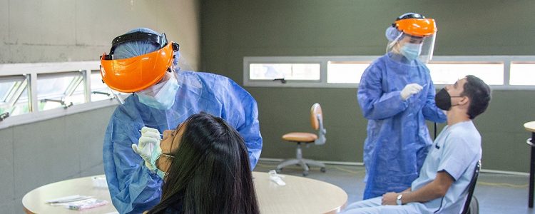 Reabrió un centro de hisopado de coronavirus en la UNC