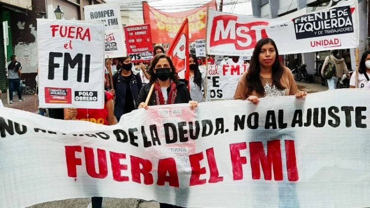 Se movilizan en Córdoba para rechazar el acuerdo con el FMI