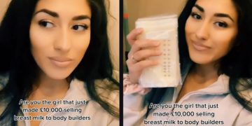 Una mujer encontró un curioso nicho de mercado para vender su leche materna