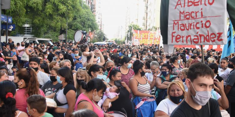 Se movilizaron contra el acuerdo con el FMI