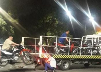 En operativo, 60 motos fueron demoradas