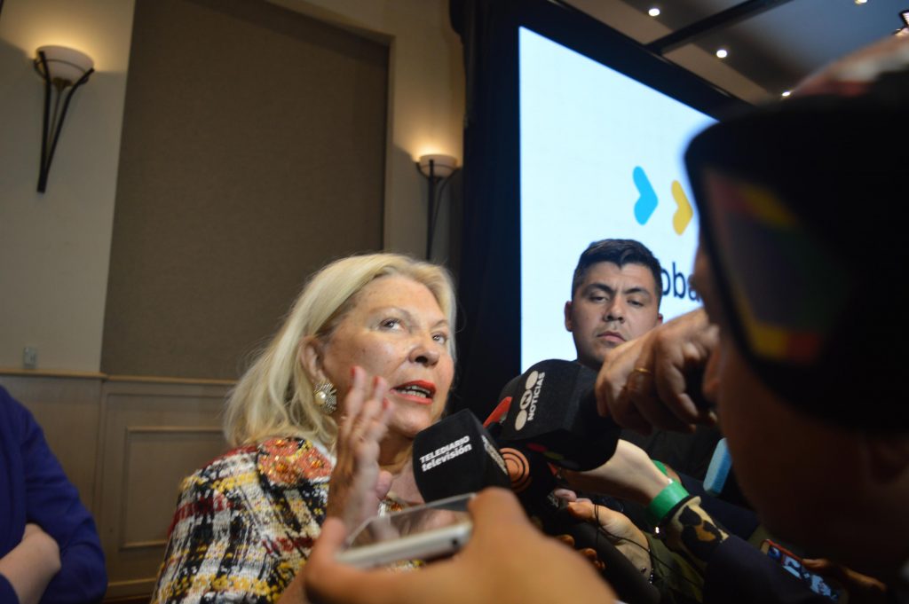 Carrio respaldó el acuerdo con el FMI y lanzó críticas a los que "especulan" dentro de JxC