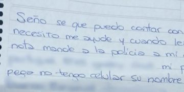 Rescataron a una mujer que denunció violencia de género a través del cuaderno escolar de su hijo