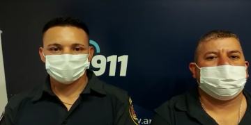 Dos policías lograron salvar a un niño que se asfixiaba por comer un pastelito