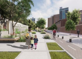 Convierten la calle Rondeau en un corredor ambiental