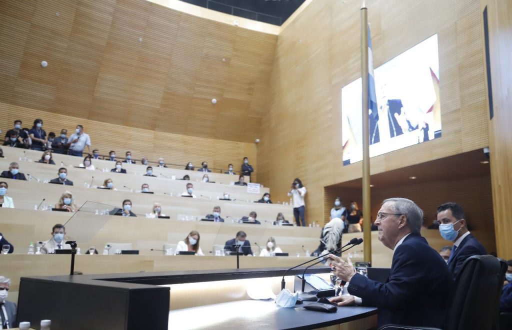 Encendido reclamo de Schiaretti contra el gobierno nacional en la apertura legislativa