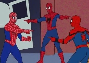 Los tres actores de “Spiderman: No Way Home” recrearon el meme viral del personaje señalándose
