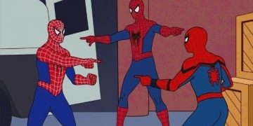 Los tres actores de “Spiderman: No Way Home” recrearon el meme viral del personaje señalándose