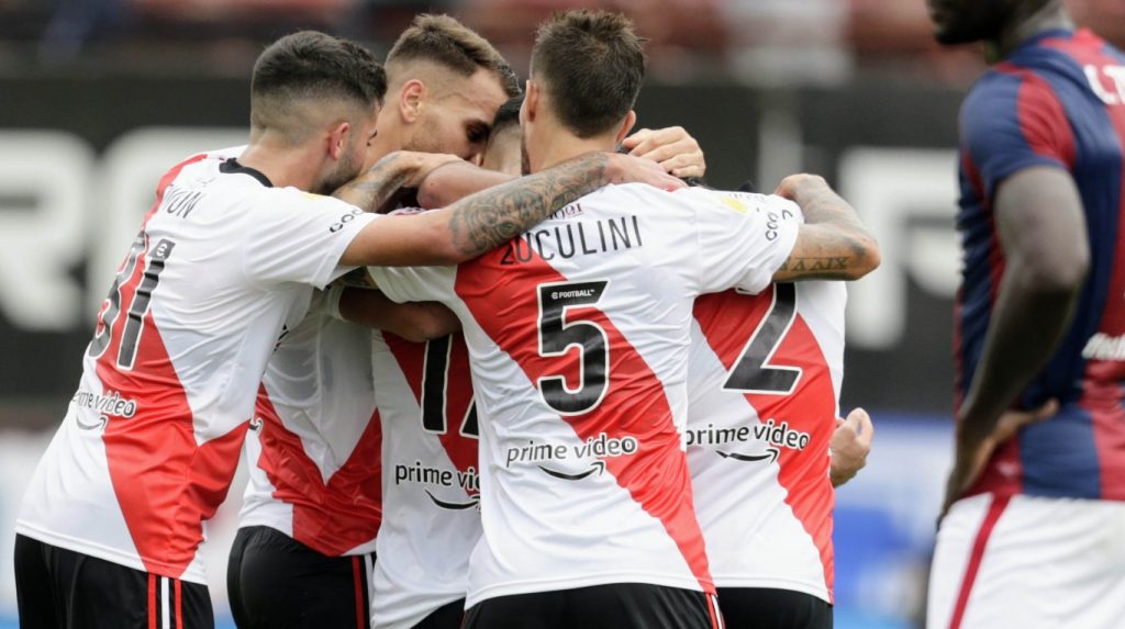 River le ganó a San Lorenzo y alcanzó la punta de la zona 1
